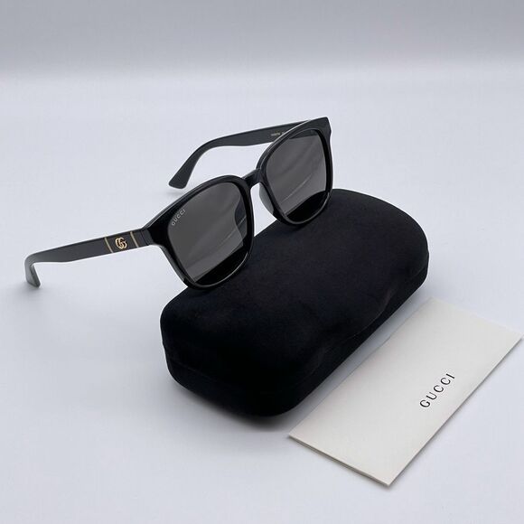 BRAND NEW GUCCI GG0637SK 001 Black Grey Unisex Sunglasses main image 6